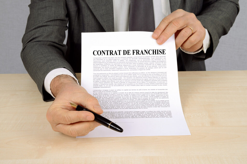 contrat de franchise